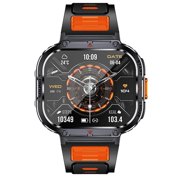 Smartwatch Microwear NX23 – Orange Black
