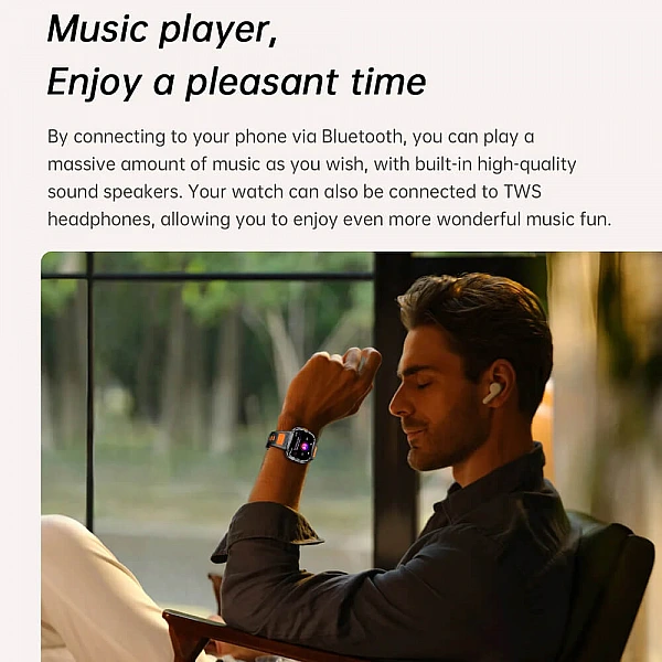 Smartwatch Microwear NX23 – Orange Black