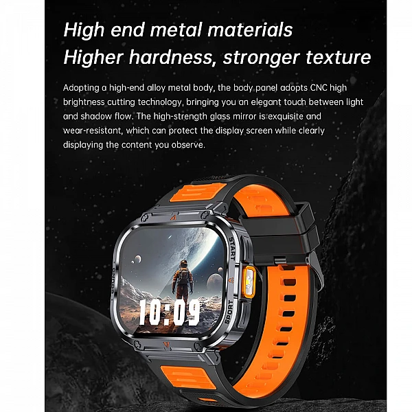Smartwatch Microwear NX23 – Orange Black