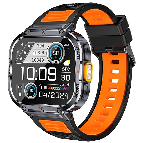 Smartwatch Microwear NX23 – Orange Black