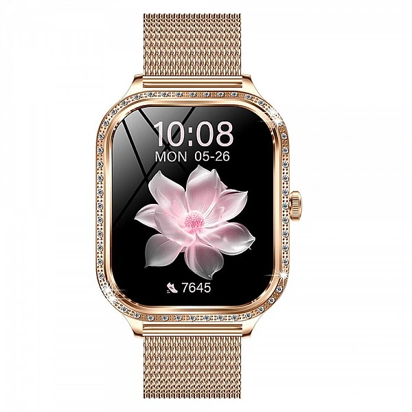 Smartwatch Microwear MK88 – Gold Steel