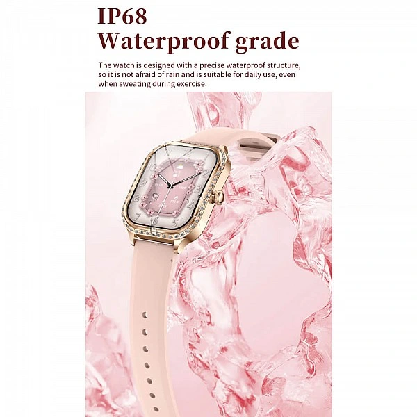 Smartwatch Microwear MK88 – Gold Steel