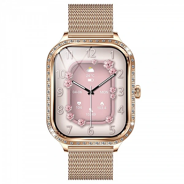 Smartwatch Microwear MK88 – Gold Steel