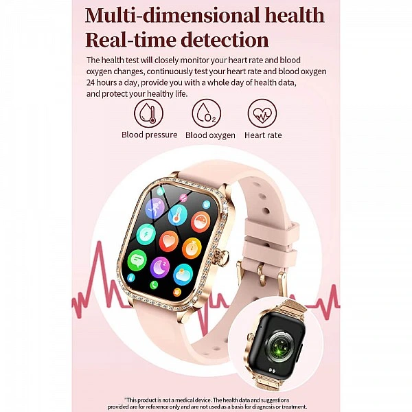 Smartwatch Microwear MK88 – Gold Steel