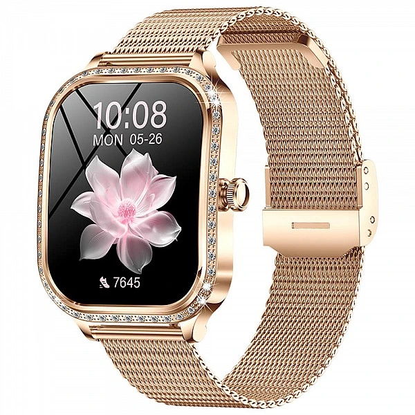 Smartwatch Microwear MK88 – Gold Steel