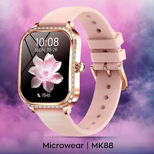 Smartwatch Microwear MK88 – Pink