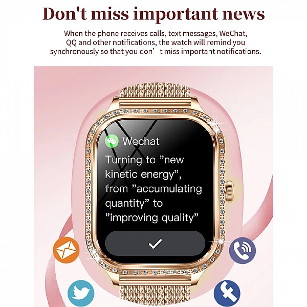 Smartwatch Microwear MK88 – Pink