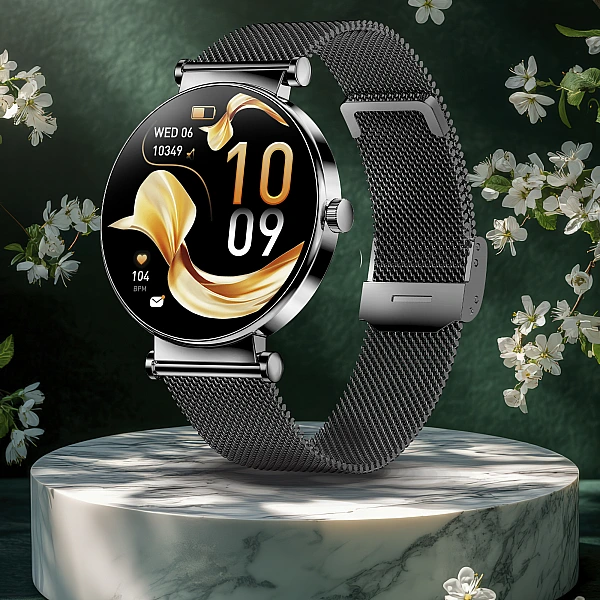 Smartwatch Microwear Y16 – Black Steel Smartwatch Microwear Y16 – Black Steel