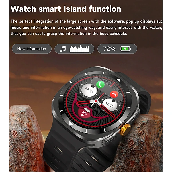Smartwatch Microwear F7 – Black Steel Smartwatch Microwear F7 – Black Steel
