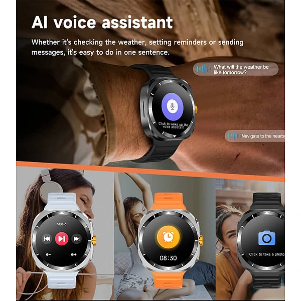 Smartwatch Microwear F7 – Black Steel Smartwatch Microwear F7 – Black Steel