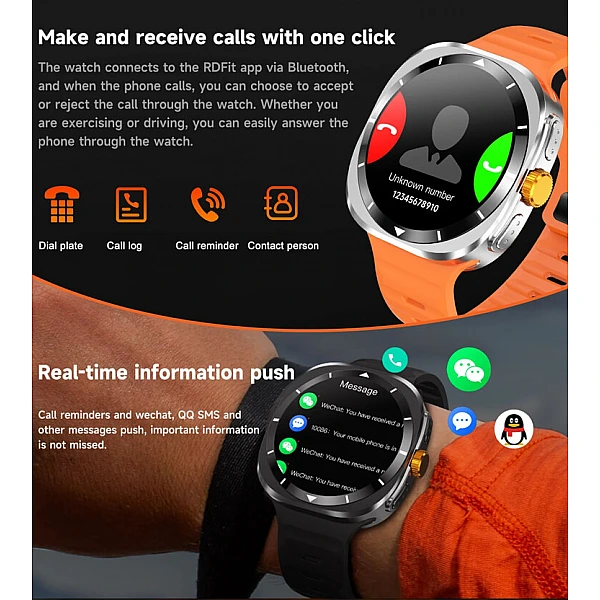 Smartwatch Microwear F7 – Black Steel Smartwatch Microwear F7 – Black Steel