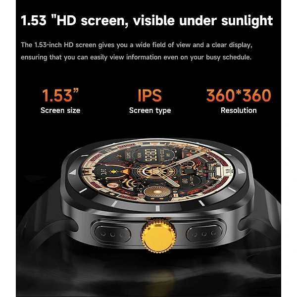 Smartwatch Microwear F7 – Black Steel Smartwatch Microwear F7 – Black Steel