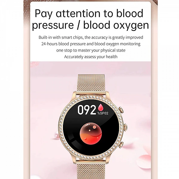 Smartwatch Microwear I70 – Gold Steel Smartwatch Microwear I70 – Gold Steel