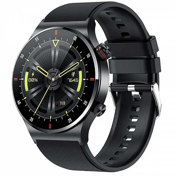 Smartwatch Microwear QW33 - Black Steel Smartwatch Microwear QW33 - Black Steel