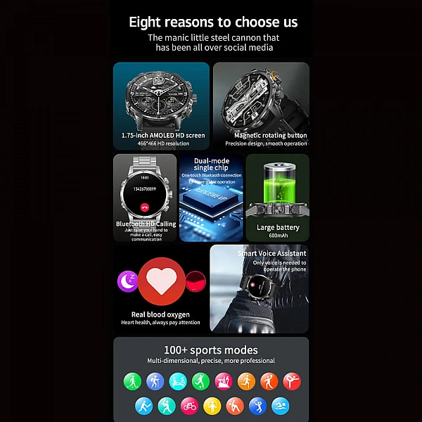 Smartwatch Microwear CF53 – Silver Steel Smartwatch Microwear CF53 – Silver Steel