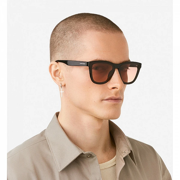 HAWKERS  Downtown Max – Dunkelgrau Rosa Polarisiert 