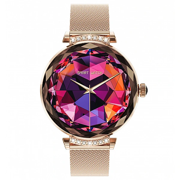 Smartwatch Microwear NX7 Pro - Gold Steel Smartwatch Microwear NX7 Pro - Gold Steel