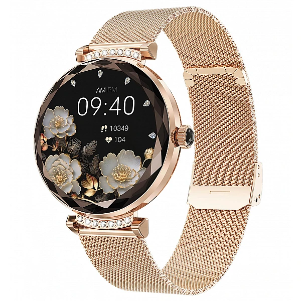 Smartwatch Microwear NX7 Pro - Gold Steel