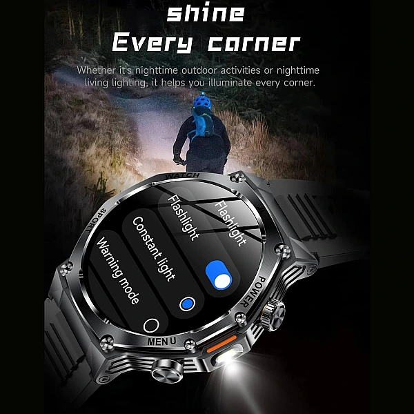 Smartwatch Microwear AK82 - Black Steel Smartwatch Microwear AK82 - Black Steel
