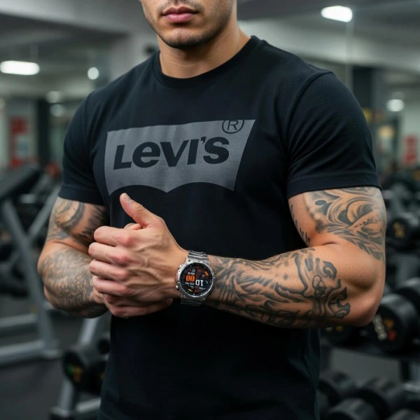 Smartwatch Microwear AK82 – Silver Steel Smartwatch Microwear AK82 – Silver Steel