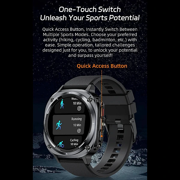 Smartwatch Microwear S90 – Black Smartwatch Microwear S90 – Black