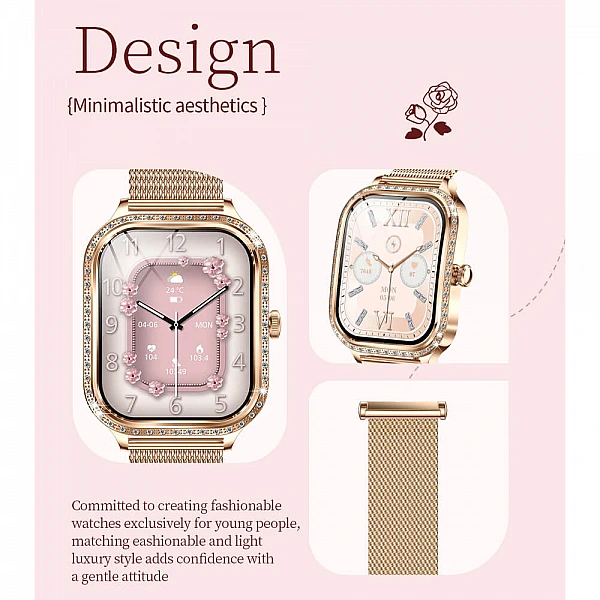 Smartwatch Microwear MK88 – Silver Steel