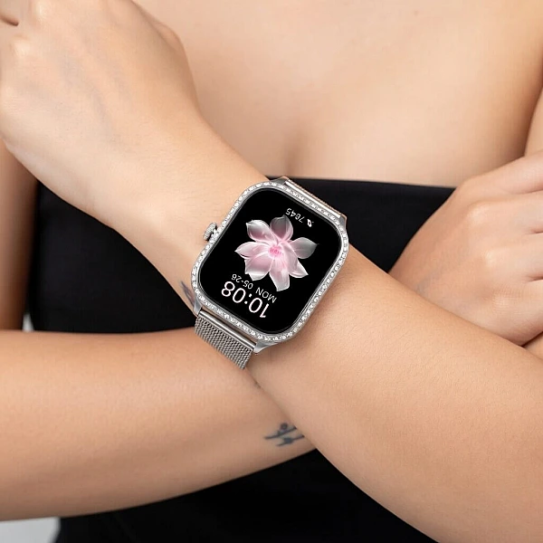 Smartwatch Microwear MK88 – Silver Steel Smartwatch Microwear MK88 – Silver Steel