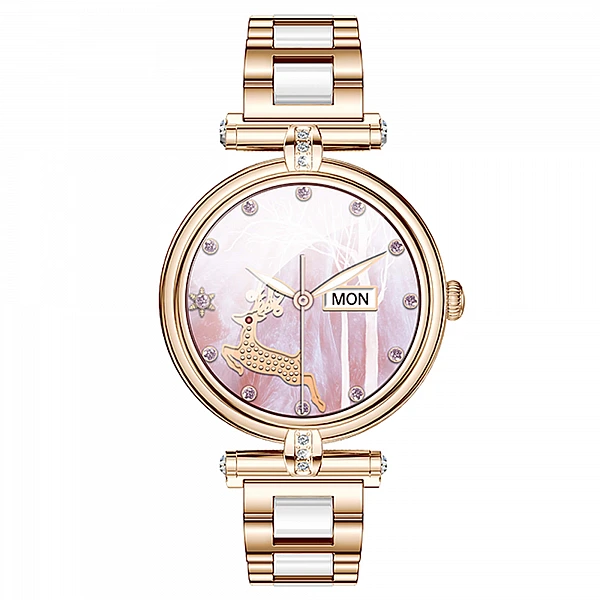 Smartwatch Microwear AK62 – Gold Steel Smartwatch Microwear AK62 – Gold Steel