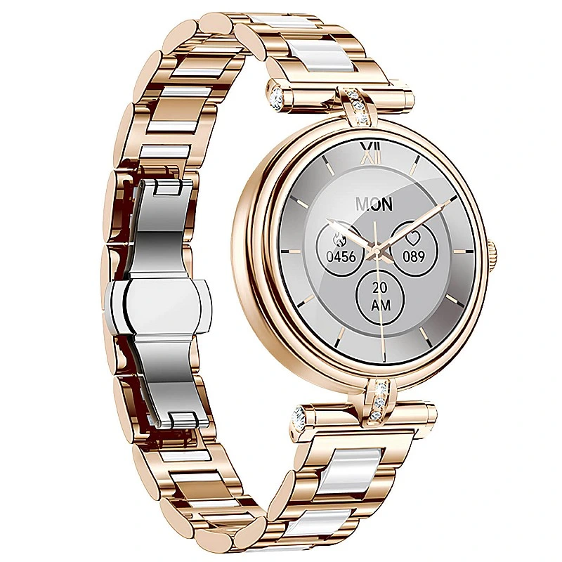 Smartwatch Microwear AK62 – Gold Steel