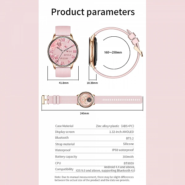 Smartwatch Microwear Y11 – Gold Steel