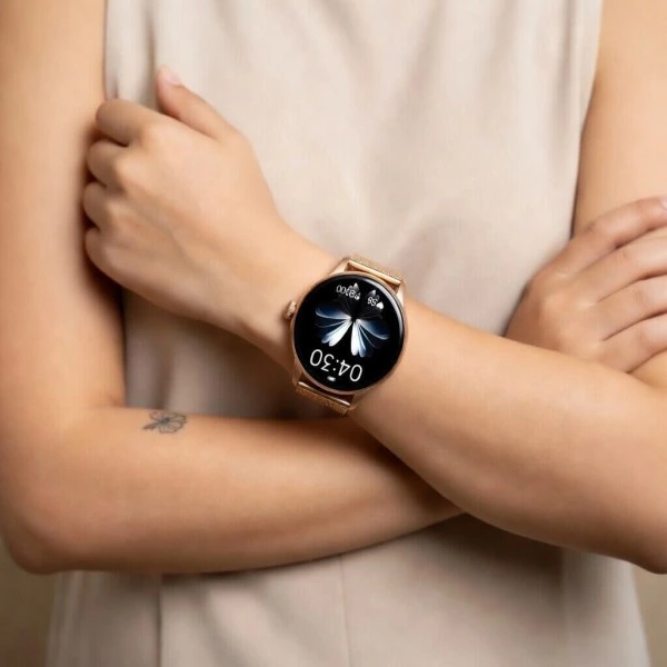 Smartwatch Microwear Y11 – Gold Steel