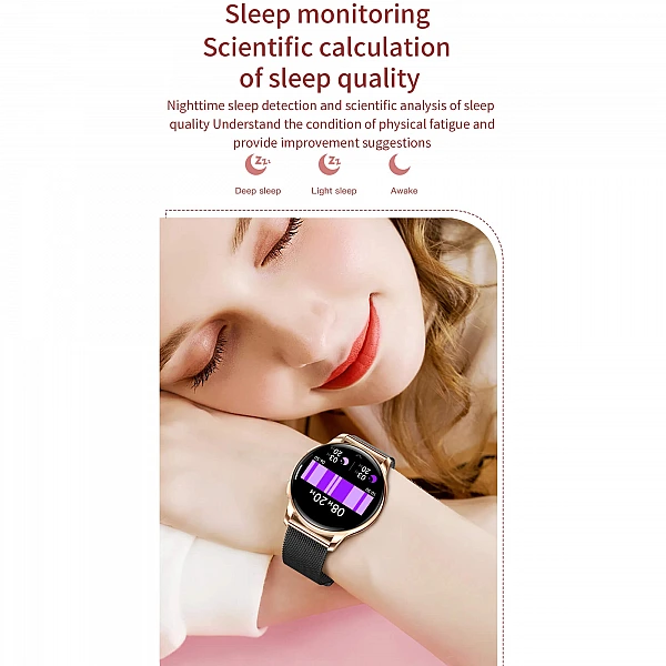 Smartwatch Microwear Y11 – Gold Steel