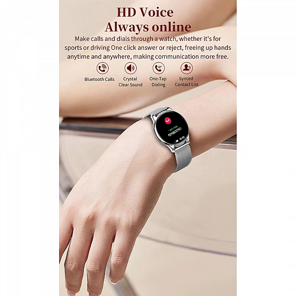 Smartwatch Microwear Y11 – Silver Steel Smartwatch Microwear Y11 – Silver Steel