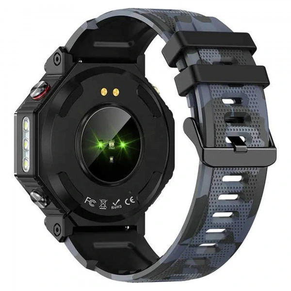 Smartwatch Microwear KC91 – Black Camo Silicone