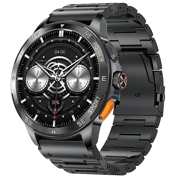 Smartwatch Microwear AK77 – Black Steel
