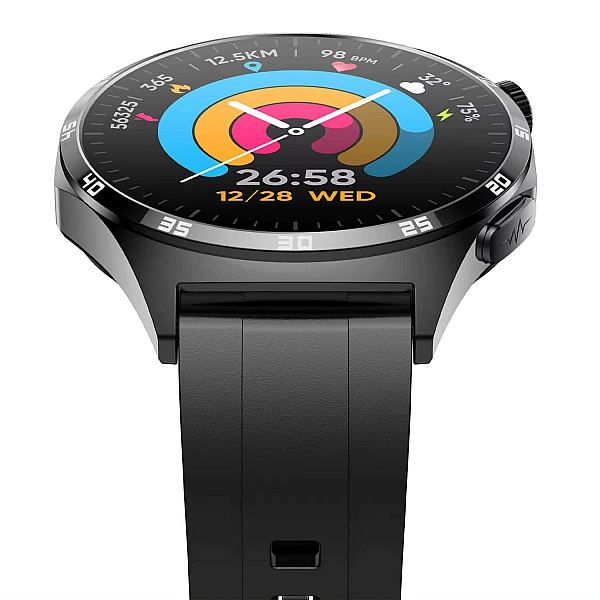 Smartwatch Microwear MT300 – Black Silicone Smartwatch Microwear MT300 – Black Silicone