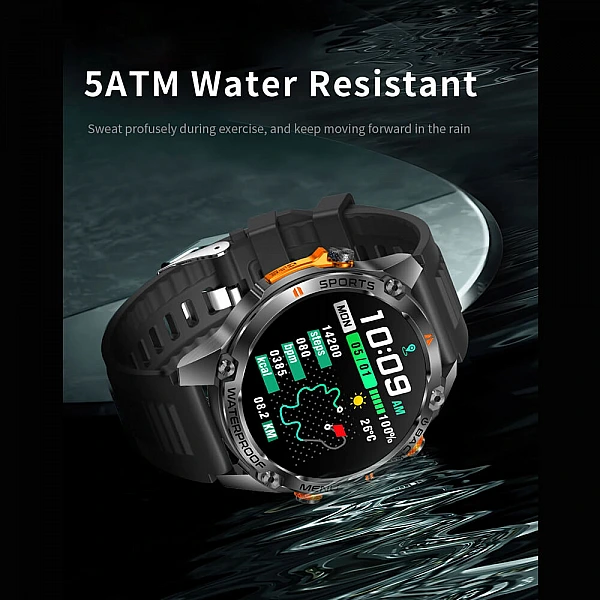 Smartwatch Microwear G100 GPS - Black