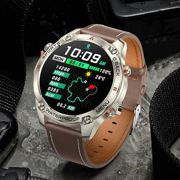 Smartwatch Microwear G100 GPS - Black