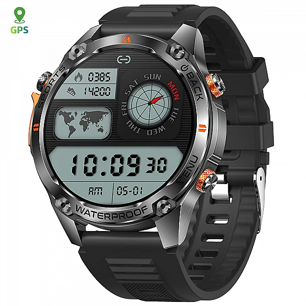 Smartwatch Microwear G100 GPS - Black