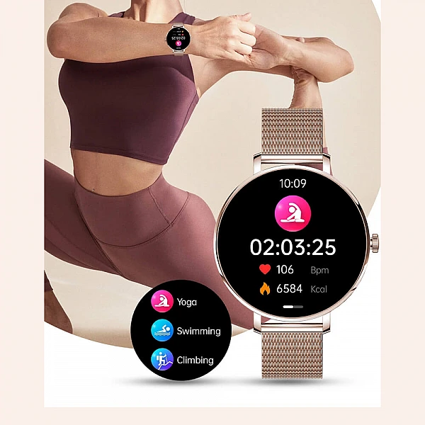 Smartwatch Microwear NX21 –  Silver Steel