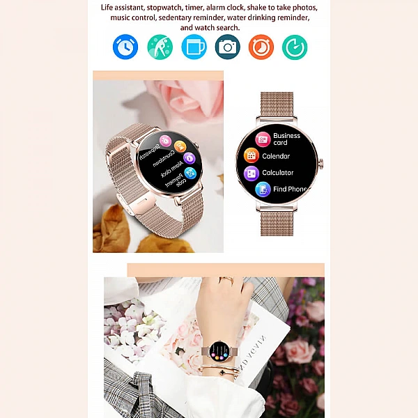 Smartwatch Microwear NX21 – Silver Steel Smartwatch Microwear NX21 – Silver Steel