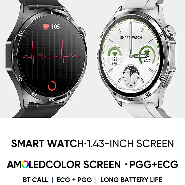 Smartwatch Microwear MT300 – Grey Silicone Smartwatch Microwear MT300 – Grey Silicone
