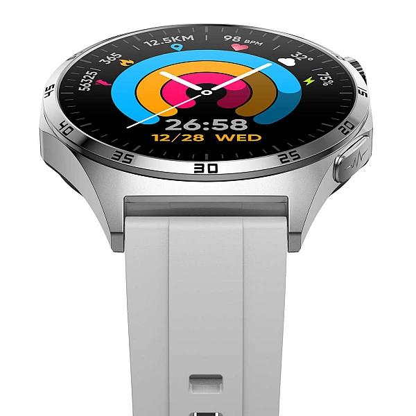 Smartwatch Microwear MT300 – Grey Silicone Smartwatch Microwear MT300 – Grey Silicone
