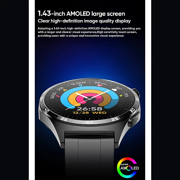 Smartwatch Microwear MT300 – Grey Silicone