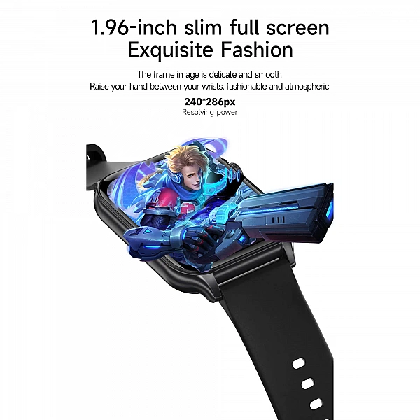 Smartwatch Microwear P6 Max – Black Steel Smartwatch Microwear P6 Max – Black Steel