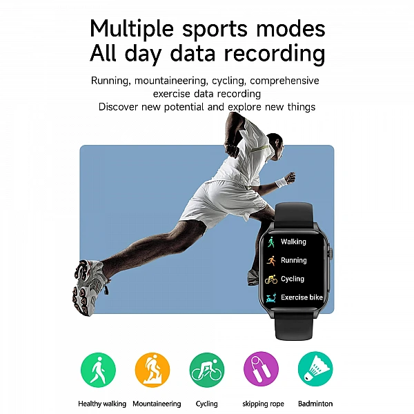 Smartwatch Microwear P6 Max – Black Steel Smartwatch Microwear P6 Max – Black Steel