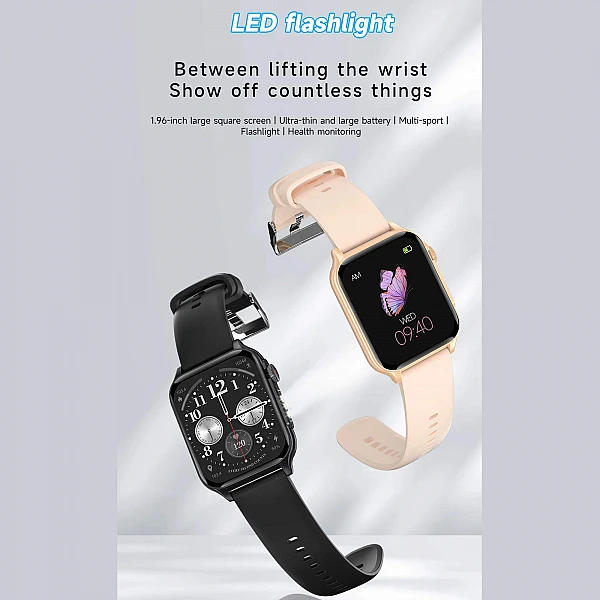 Smartwatch Microwear P6 Max – Black Steel Smartwatch Microwear P6 Max – Black Steel