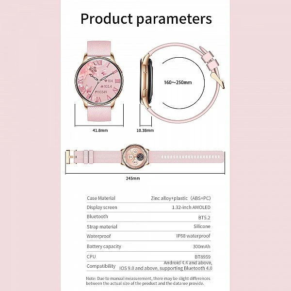 Smartwatch Microwear Y11 – Black Steel