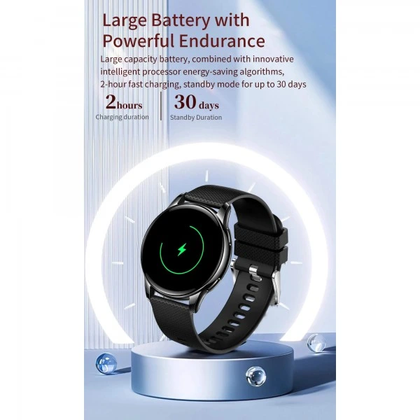 Smartwatch Microwear Y11 – Black Steel Smartwatch Microwear Y11 – Black Steel