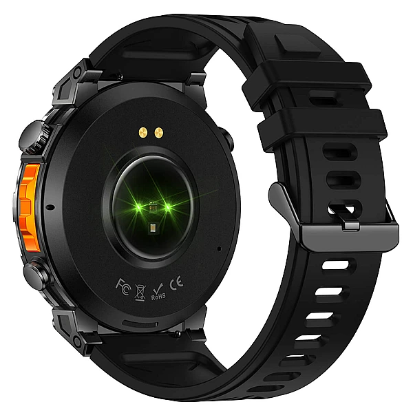 Smartwatch Microwear KC93 – Black Silicone Smartwatch Microwear KC93 – Black Silicone